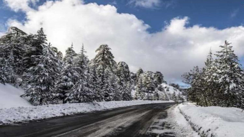 Trodos'a giden yol kapandı!